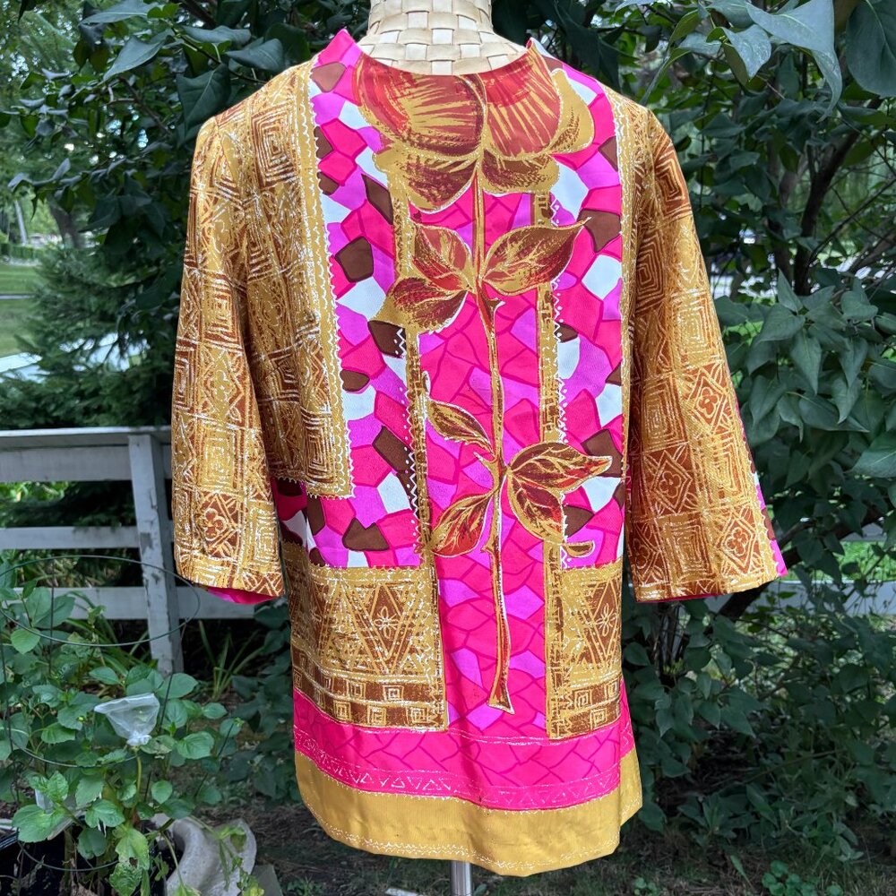 60’s Tunic, Like Pucci Mini Dress, Vintage 1960's Playmaker Mannie Fineman, mod